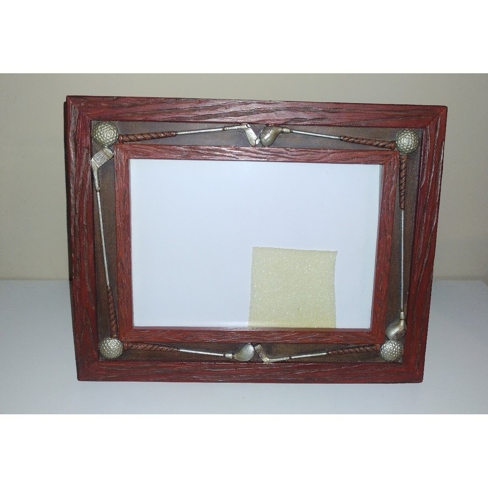 Golf Theme Picture Frame – 9.5" x 7.5" – Sports Decor